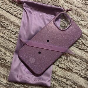 Loopy Case iPhone 15 Sparkling Purple
